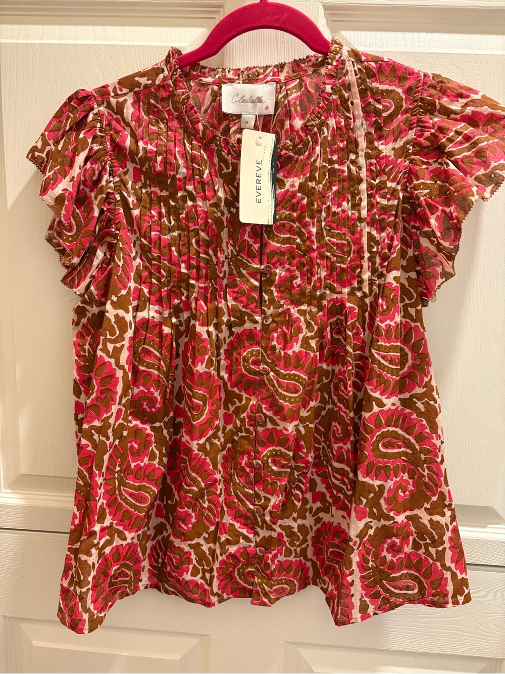 Cleobella Evereve Calla blouse size medium NWT - Picture 7 of 7